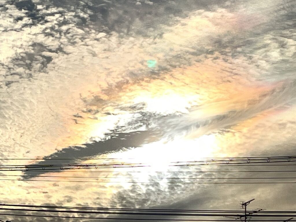 空いっぱいの大きな龍雲