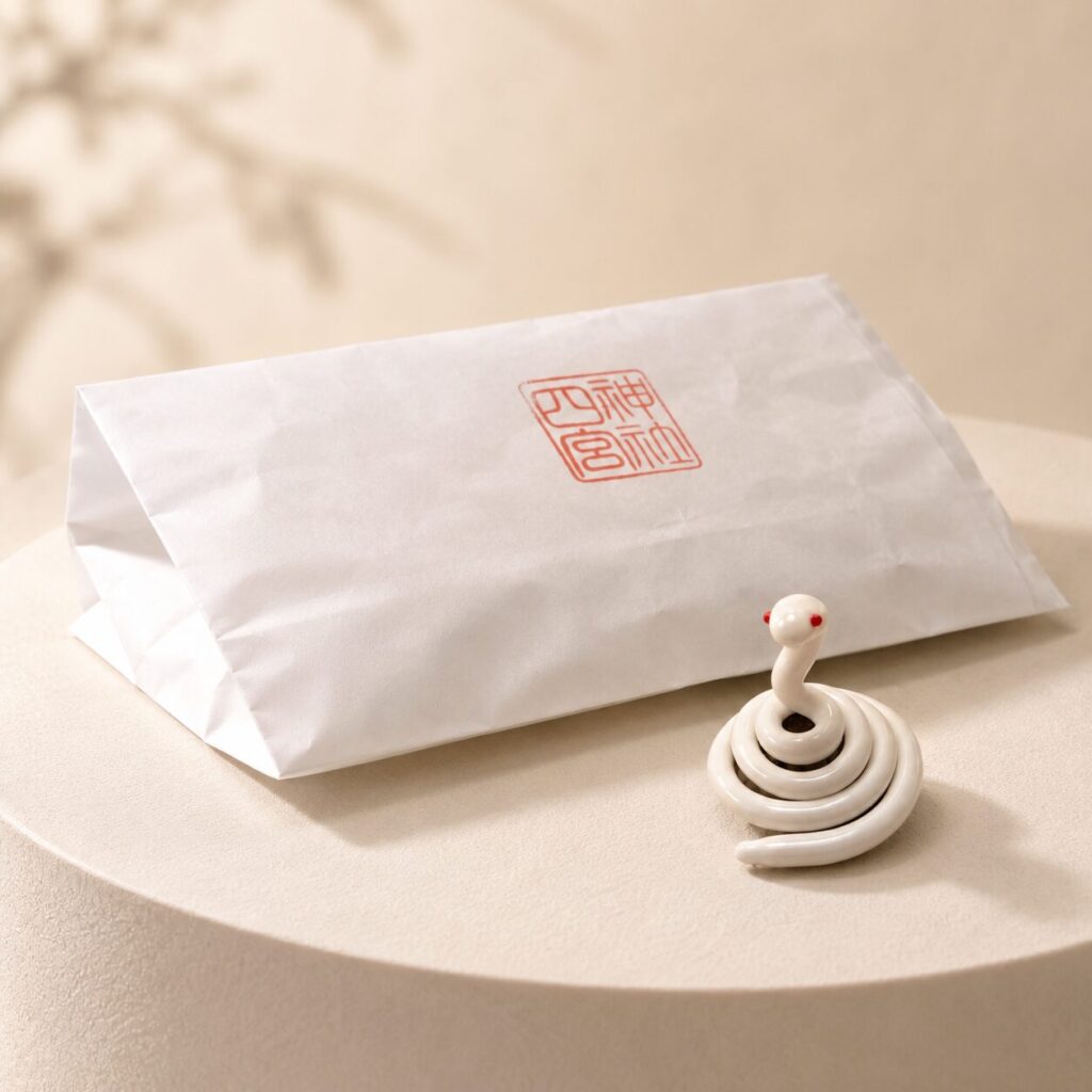 神戸四宮神社白蛇お守り