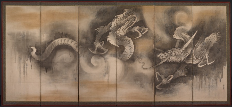 伝曽我二直庵《龍図》The Cleveland Museum of Art / Open Access