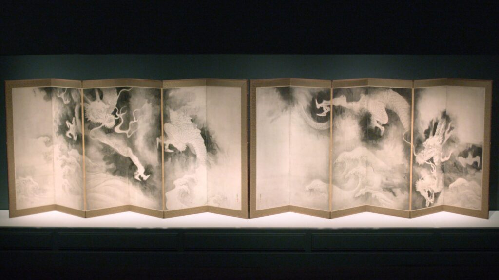 俵屋宗達《雲龍図屏風》Smithsonian National Museum of Asian Art / Smithsonian Open Access