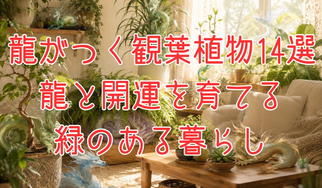 龍のつく観葉植物14選のアイキャッチ