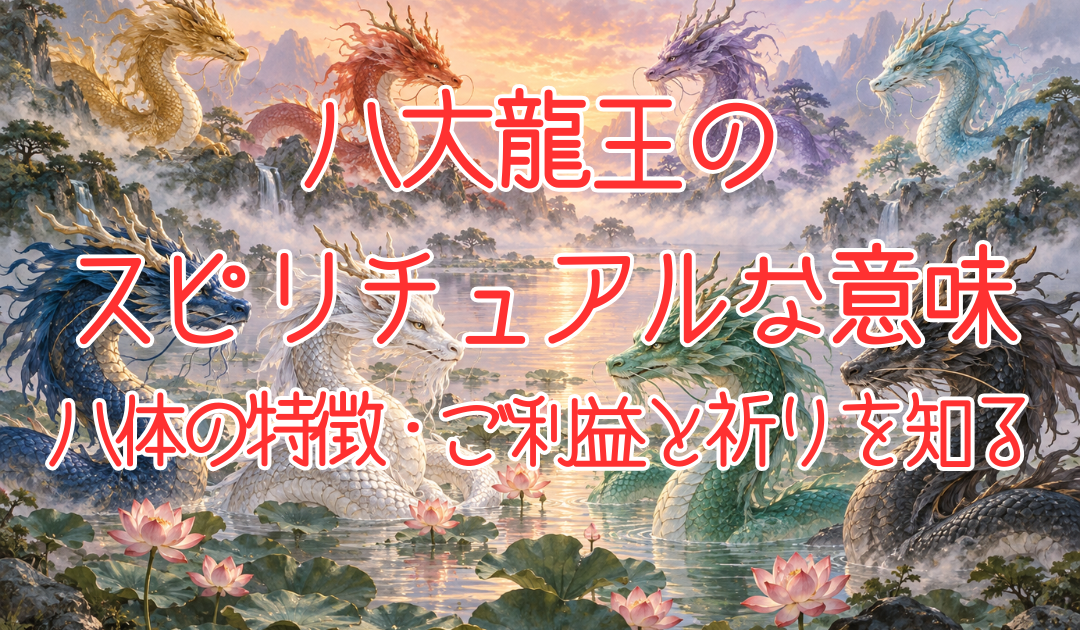 八大龍王のスピリチュアルな意味｜八体の特徴・ご利益と祈りを知るアイキャッチ