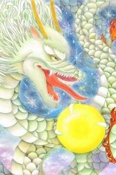 龍神アート「天空龍」原画（杵築乃莉子）