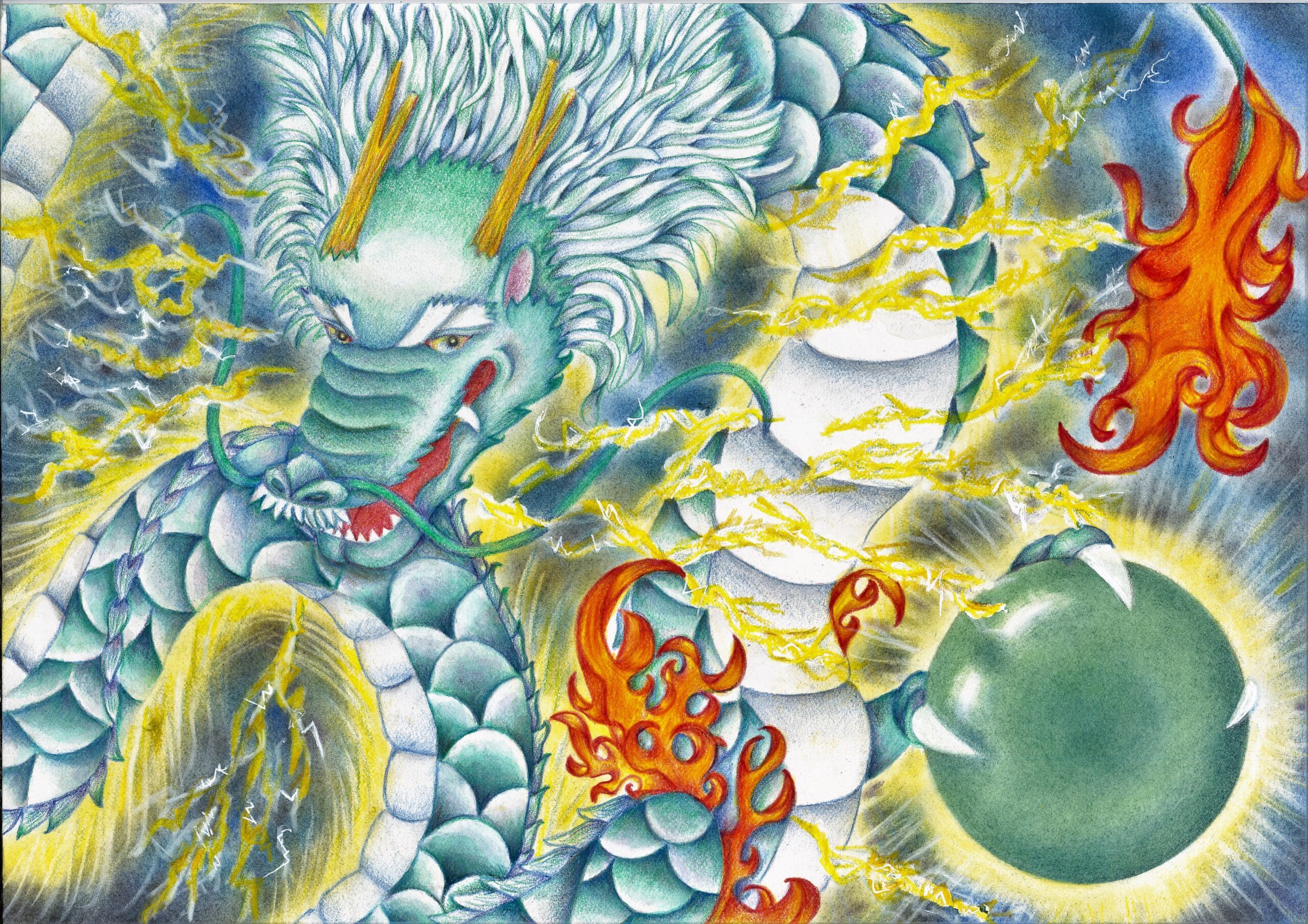 2020–2021】龍の絵を描き始めた初期作品 / 龍と開運のアトリエ